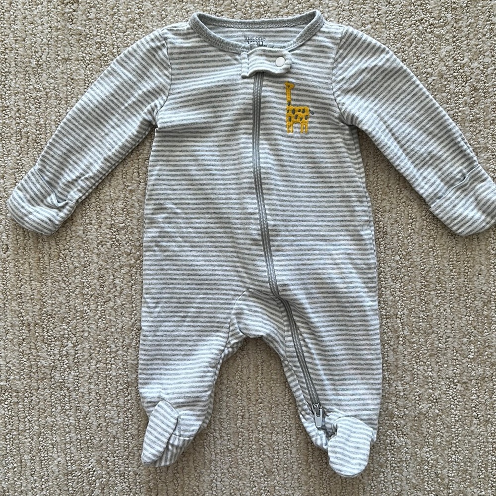 Carters “Just one you” newborn footie sleeper